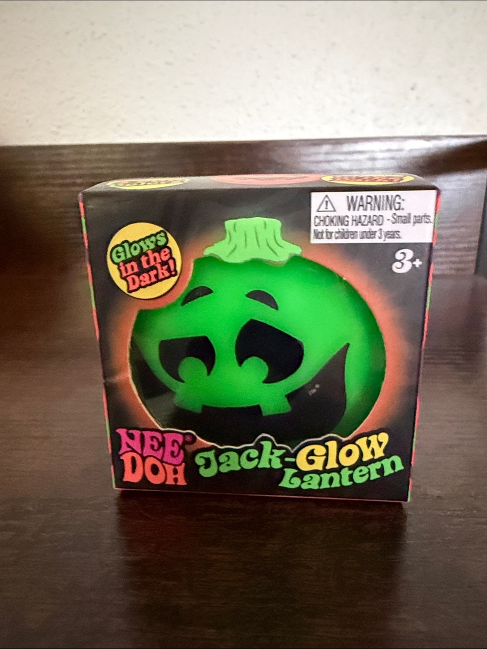 NeeDoh Jack-Glow Lantern - green